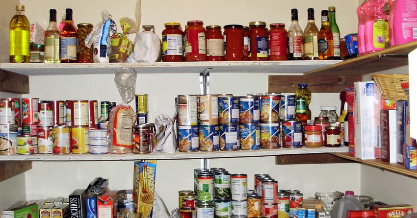 Storing dog food outlet in garage