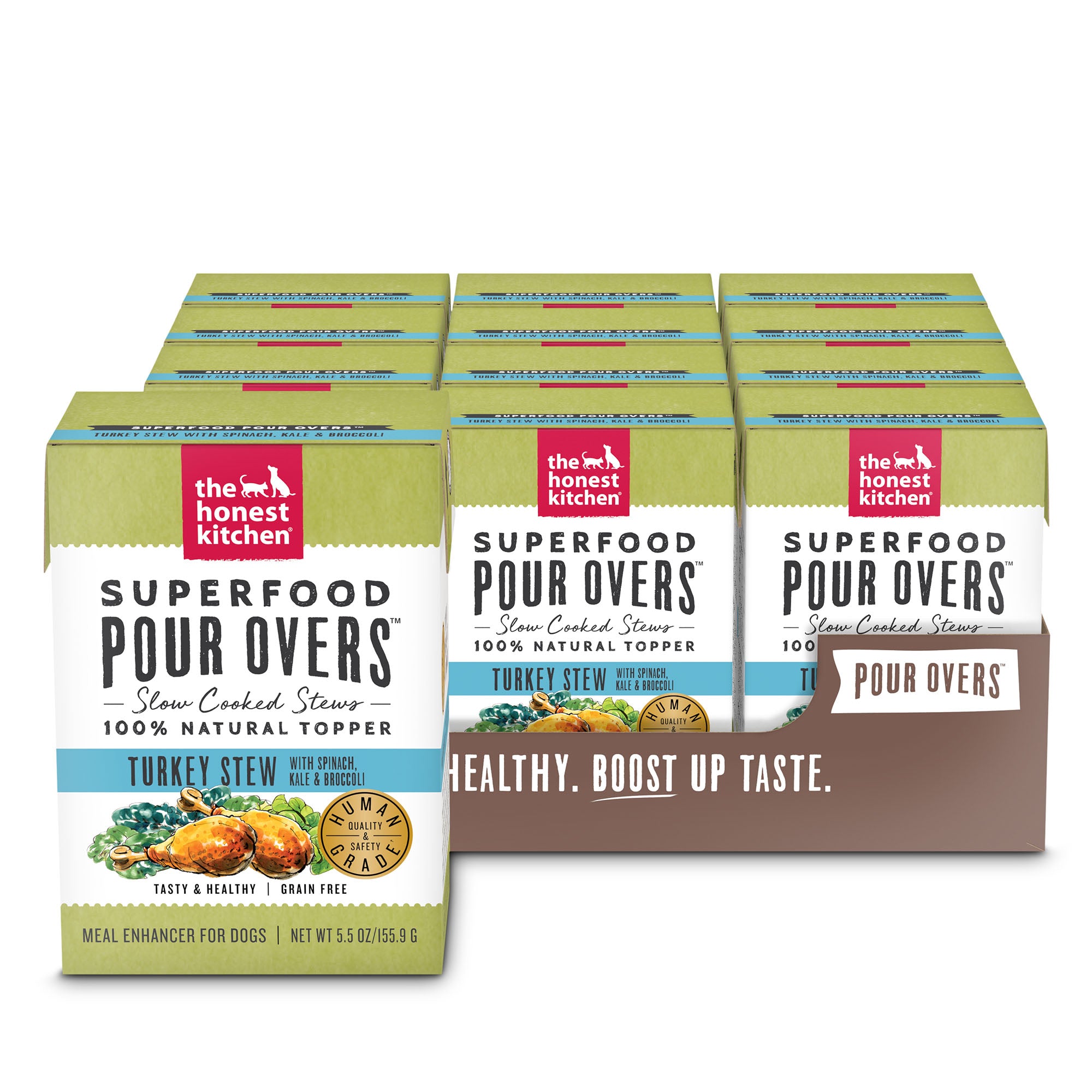 12PK Superfood Pour Overs Turkey The Honest Kitchen