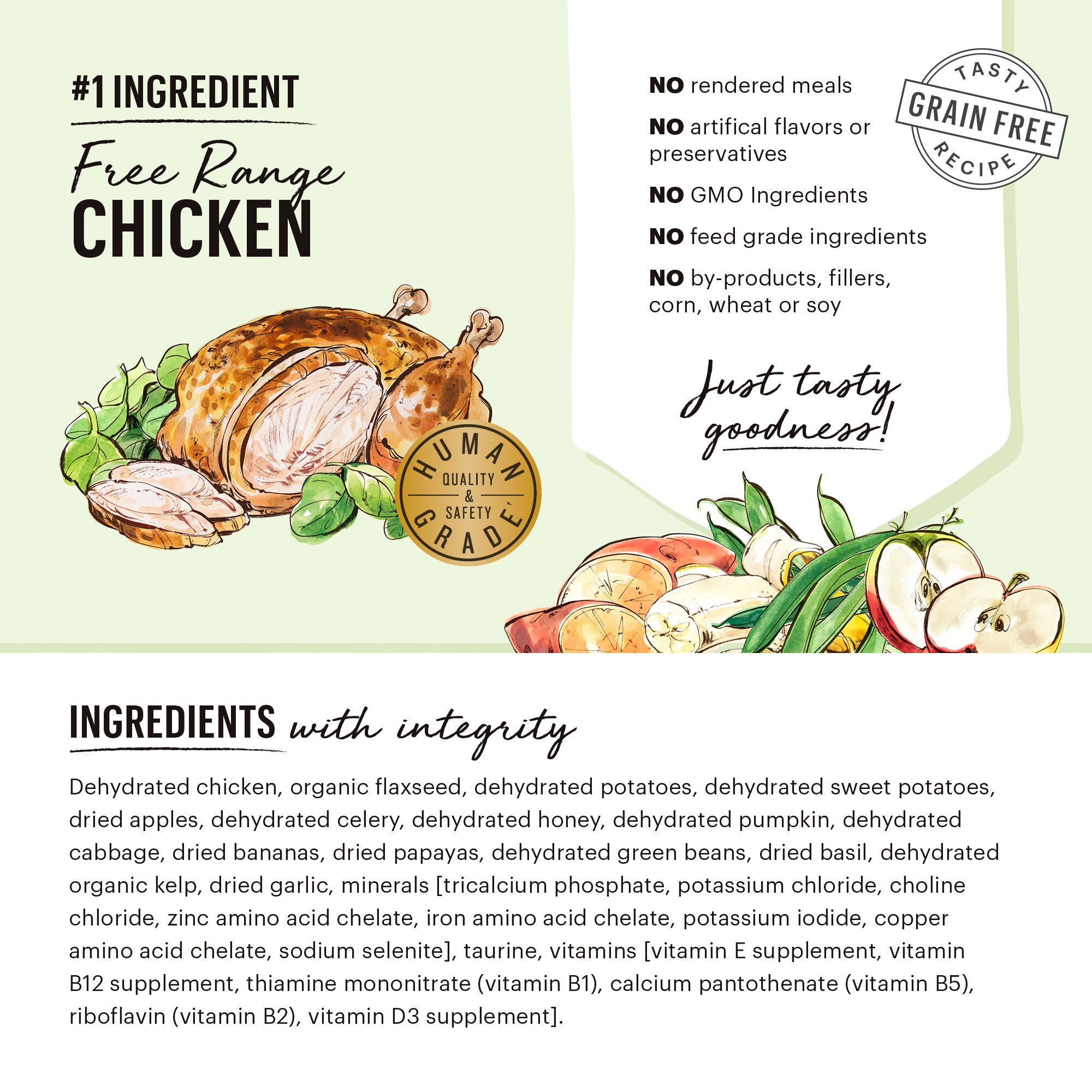 Dehydrated Grain Free Chicken