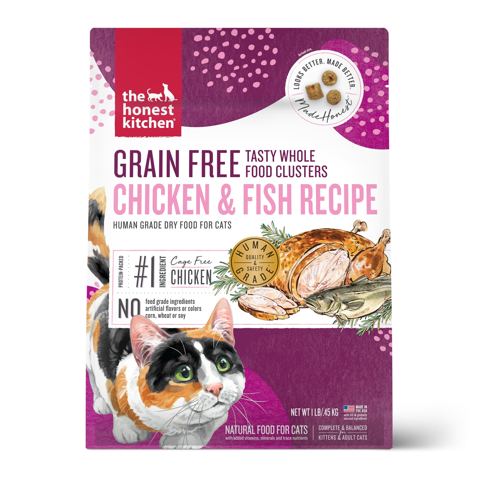 Grain Free Chicken Whitefish Clusters