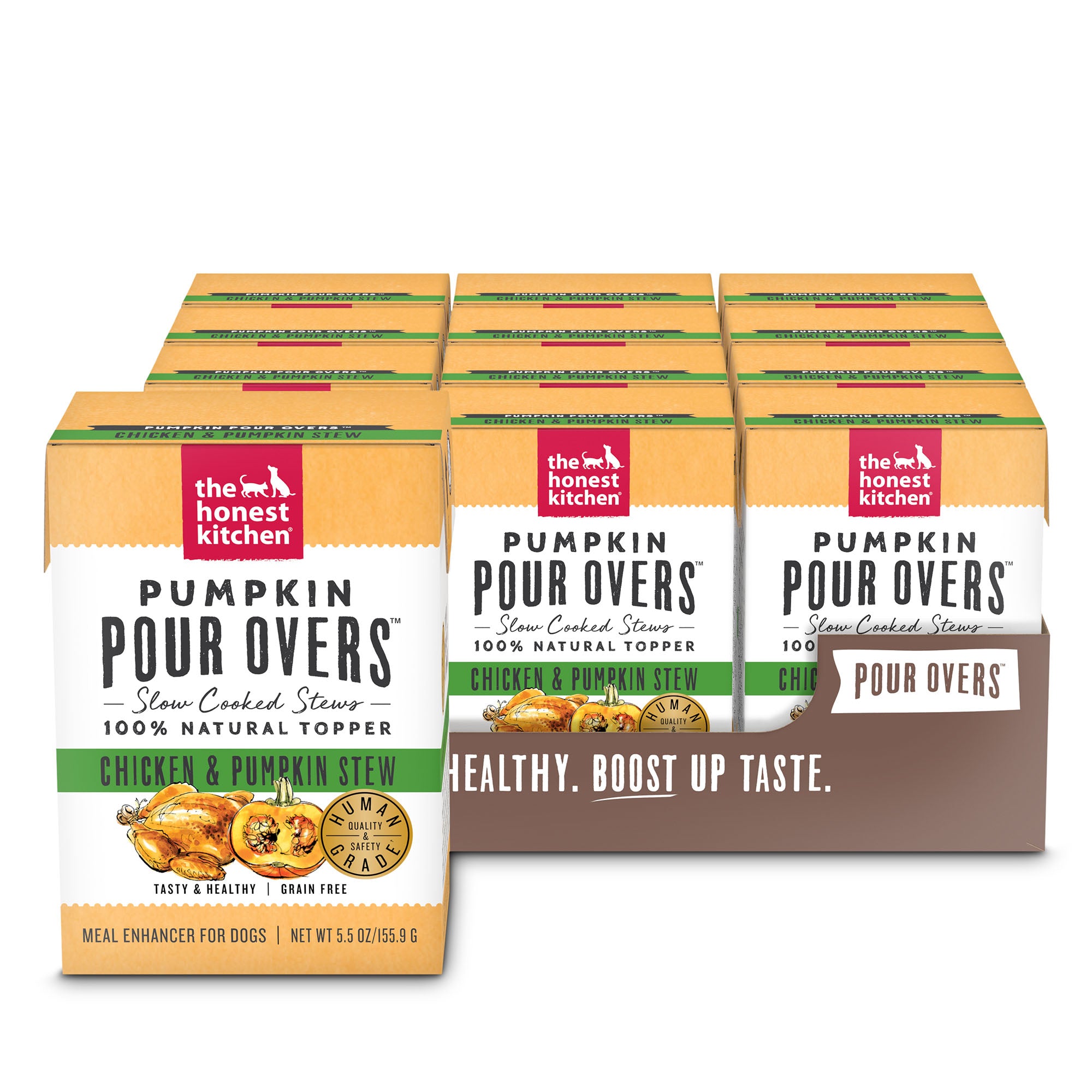 12PK Pumpkin Pour Overs Chicken The Honest Kitchen