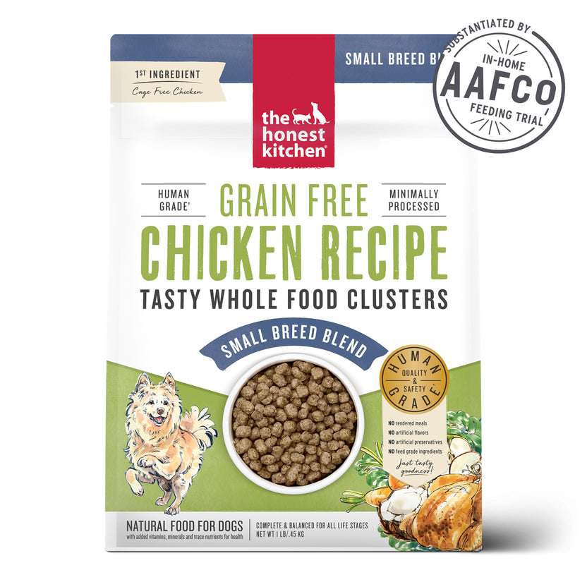 4LB Small Breeds Grain Free Chicken Clusters – The Honest Kitchen