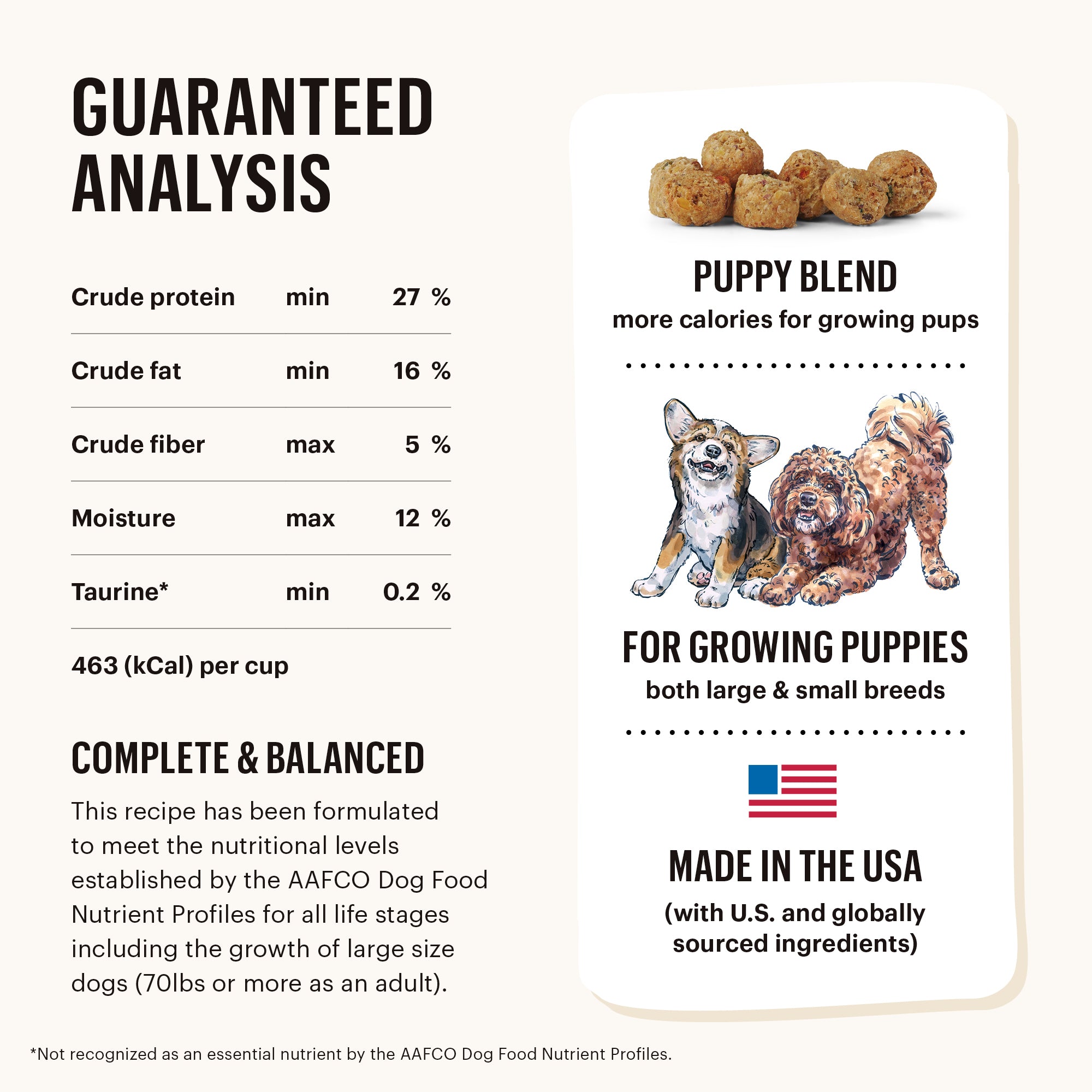 Grain puppy outlet food