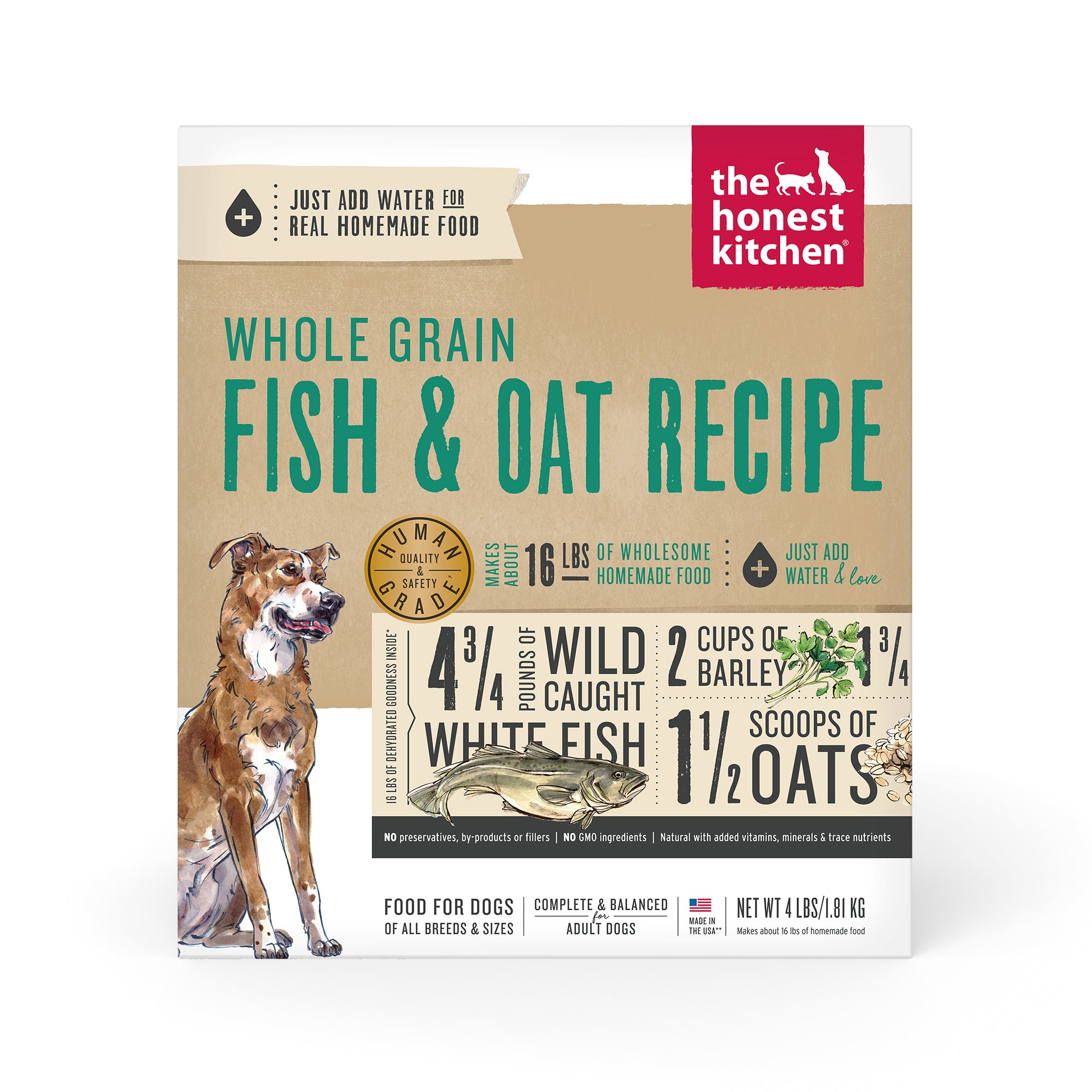 The honest kitchen organic store whole grain dog food